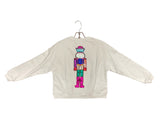 QOS-KIDS WHITE NUTCRACKER SWEATSHIRT