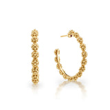 EARRINGS-BERRY ICON MEDIUM HOOP-GOLD