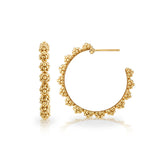 EARRINGS-BERRY ICON MEDIUM HOOP-GOLD