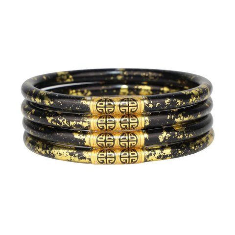 BUDHAGIRL BANGLES-KOI NOIR SET/4