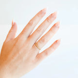 RINGS-LEXI BEADED 2MM GOLD