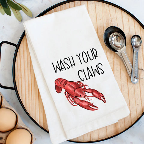 KITCHEN TOWEL-WASH YOUR CLAWS