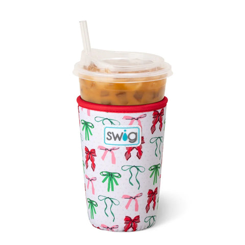 SWIG 22OZ ICE CUP COOLIE-RIBBONS AND BOWS