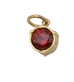 BIRTHSTONE-CHARM-8MM GOLD