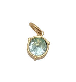 BIRTHSTONE-CHARM-8MM GOLD