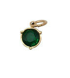 BIRTHSTONE-CHARM-8MM GOLD