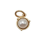 BIRTHSTONE-CHARM-8MM GOLD