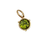 BIRTHSTONE-CHARM-8MM GOLD