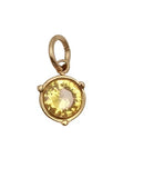 BIRTHSTONE-CHARM-8MM GOLD