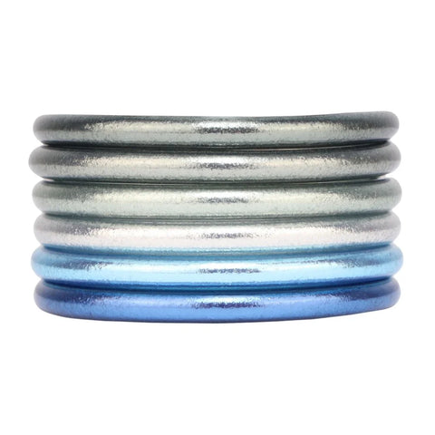 BUDHA GIRL BANGLES-SET OF 6-CAIRNS