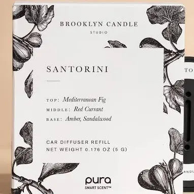 PURA CAR REFILL-SANTORINI-BROOKLYN STUDIO