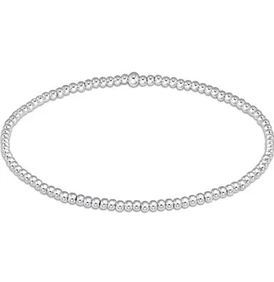 BRAC- CLASSIC STERLING BEADDED BLISS 2MM BEAD