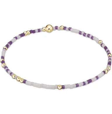 BRACELET -GAMEDAY HOPE UNWRITTEN-PURPLE
