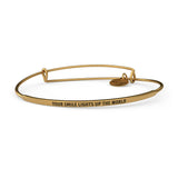 BRAC-POSY WIRE-YOUR SMILE LIGHTS UP GOLD