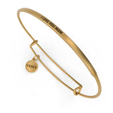 BRACELET-POSY WIRE-I LOVE YOU MOM GOLD