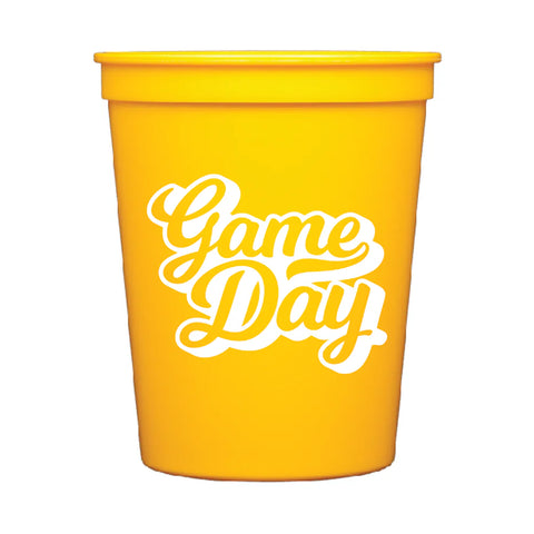 GAME DAY CUPS-YELLOW