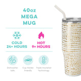 SWIG 40OZ MEGA MUG-GLAMAZON GOLD