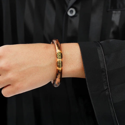 BUDHGIRL BANGLE-KOI LEOPARD TZUBBIE