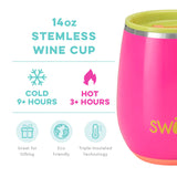 SWIG 14OZ WINE-CUP-TUTTI FRUTTI