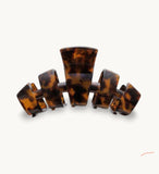 TELETIES CLASSIC HAIR CLIP LARGE- TORTOISE