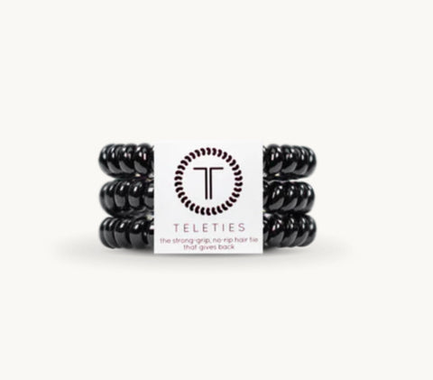 TELETIES SMALL-JET BLACK