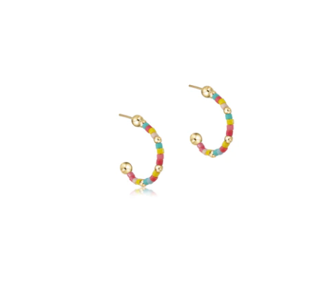 EAR-HOPE UNWRITTEN 1"HOOP-ALOHA BEACHES