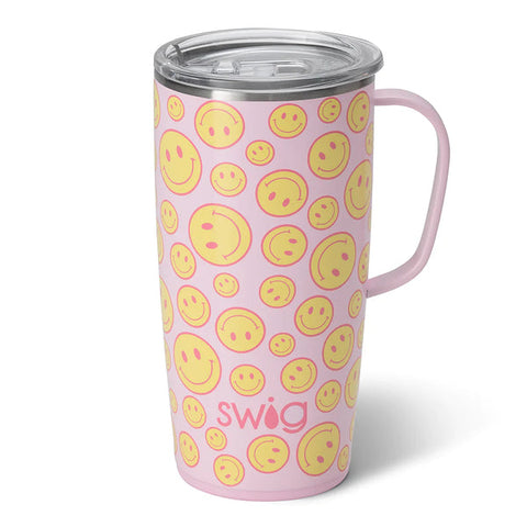 SWIG 22OZ TRAVEL MUG-OH HAPPY DAY