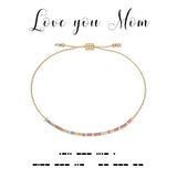 DOT & DASH BRACLET-LOVE YOU MOM