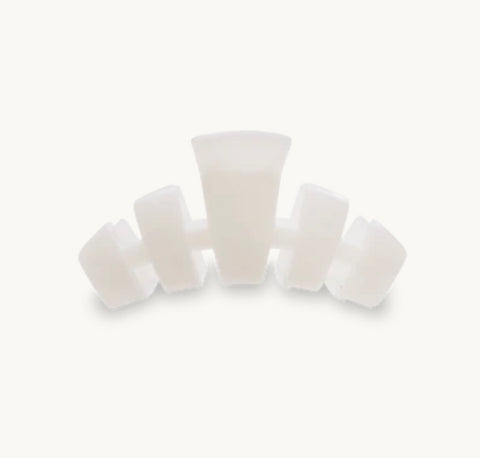 TELETIES CLASSIC HAIR CLIP MED-COCONUT WHITE