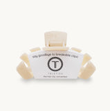 TELETIES CLASSIC HAIR CLIP MED- ALMOND BEIGE