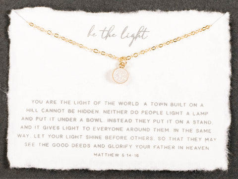 BE THE LIGHT GOLD 18