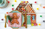 PLACEMAT-DIE CUT GINGERBREAD HOUSE COLORING 12 SHEET