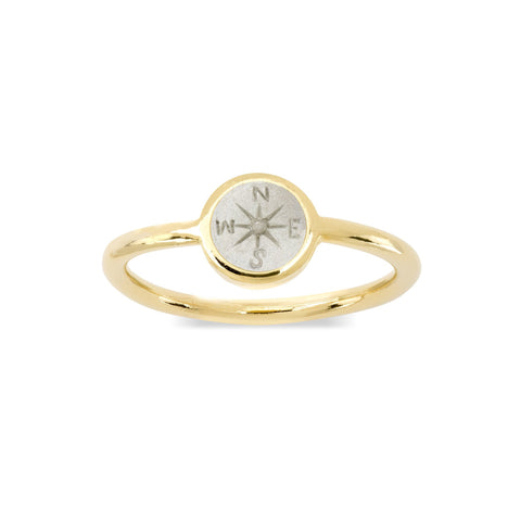 RING COMPASS GOLD