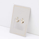 EAR-SILVIA HOOP GOLD