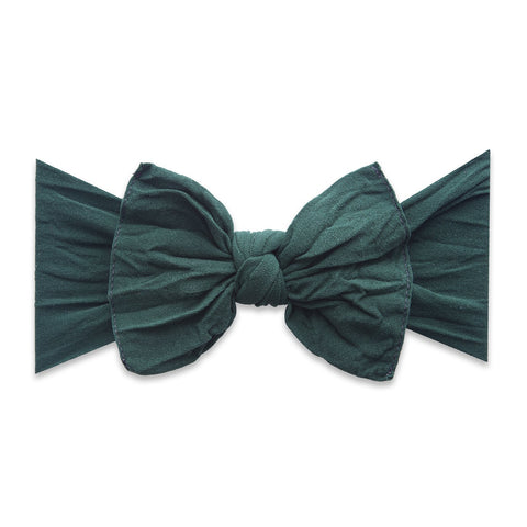 KNOT SOLID HEADBAND-FOREST GREEN