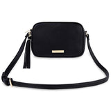 SOPHIA TASSEL CROSSBODY-BLACK