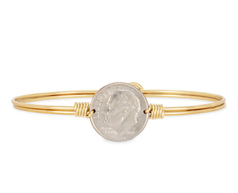 DIVINE DIME BRACELET BRASS SMALL