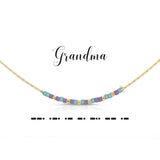 DOT & DASH-NECKLACE GRANDMA