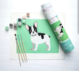PINK PICASSO KITS-KIDS DOG- FRENCHIE FRENCH