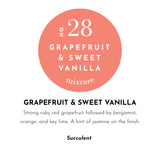 SHEA BAR SOAP-NO 28 GRAPEFRUIT & SWEET VANILLA