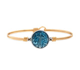 SAINT FRANCIS  BRASS BRACELET