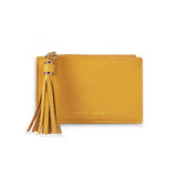 SOPHIA TASSEL COIN/CARD PURSE-OCHRE