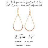 DOT & DASH EARRINGS-2 TIM 1:7