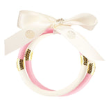 BUDHAGIRL BANGLE-SET OF 2-YIN YANG-PINK/IVORY