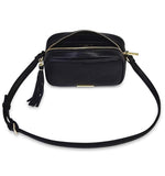 SOPHIA TASSEL CROSSBODY-BLACK