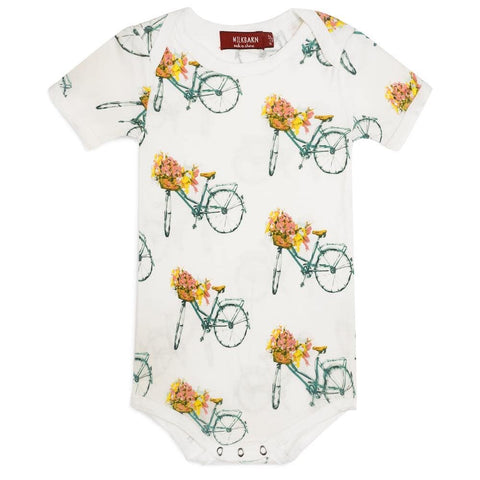BAMBOO ONE PIECE FLORAL BICYCLE