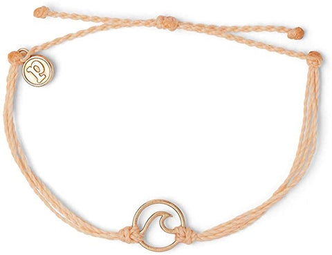 PURAVIDA BRACELET - WAVE ROSE GOLD-SAND