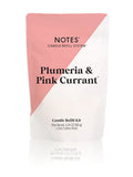 CANDLE REFILL KIT PLUMERIA & PINK CURRANT
