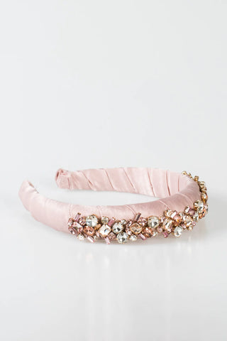 HEADBAND-PHOEBE CRYSTAL-PINK