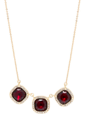 PAVE LUXE 16"W3"EXTENDER RED/GOLD
